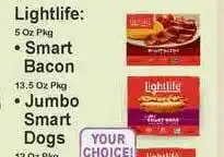 Food Universe Lightlife , Smart Bacon , Jumbo Smart Dogs offer