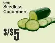 Food Universe Seedless Cucumbers offer