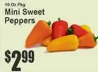 Food Universe Mini Sweet Peppers offer