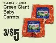 Food Universe Green Giant Baby Carrots offer