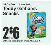 Food Universe Teddy Grahams Snacks offer