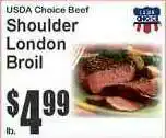 Food Universe Shoulder London Broil offer