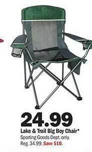 Meijer Lake & Trail Big Boy Chair offer