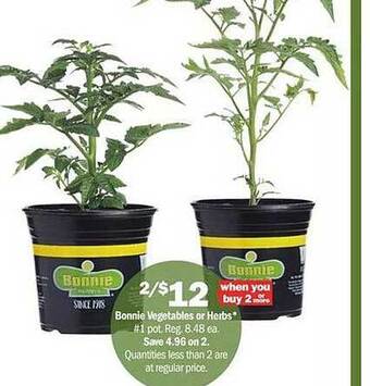 Meijer Bonnie Vegetables Or Herbs offer