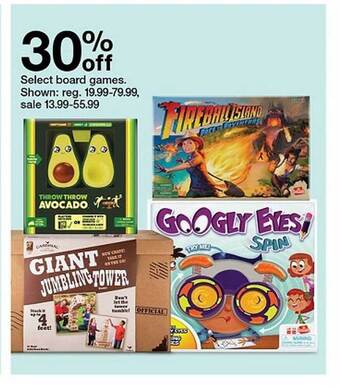 Target Board Games offer