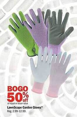 Meijer LawnScape Garden Gloves offer