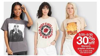 Target Women's Graphic Clothing offer