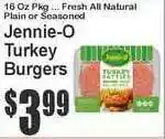 Food Universe Jennie-o Turkey Burgers offer