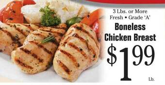 Morton Williams Boneless Chicken Breast offer