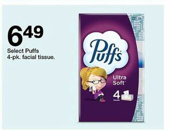 Target Puffs 4-pk. Facial Tissue offer