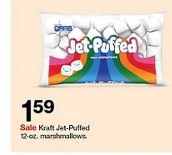 Target Kraft Jet-puffed 12-oz. Marshmallows offer