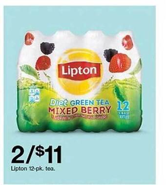 Target Lipton 12-pk. Tea offer