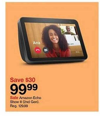 Target Amazon Echo Show 8 (2nd Gen) offer