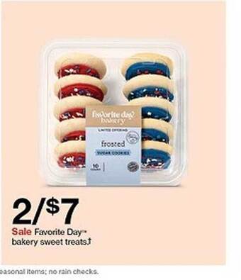 Target Favorite Day Bakery Sweet Treats offer