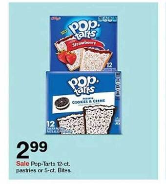 Target Pop-tarts 12-ct. Pastries Or 5-ct Bites offer
