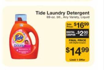 Fairway Store Market Tide Laundry Detergent offer