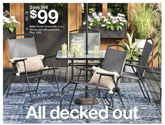 Target Room Essentials 6-pc. Dining Set With Umbrella offer