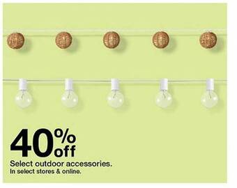 Target Outdoor Accessories offer