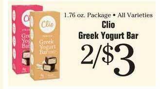 Clio Greek Yogurt Bar