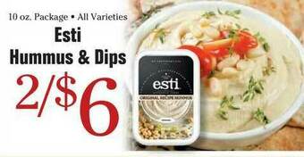 Morton Williams Esti Hummus & Dips offer