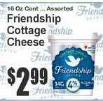 Super Fresh Friendship Cottage Cheese offer