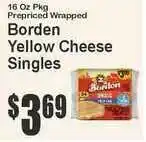 Super Fresh Borden Yellow Cheese Singles offer