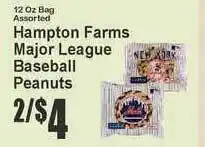 Super Fresh Hampton Farms Major League Baseball Peanuts offer