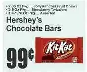 Super Fresh Hershey's Chocolate Bars offer
