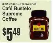 Super Fresh Cafe Bustelo Supreme Coffee offer