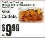 Super Fresh Veal Cutlets offer