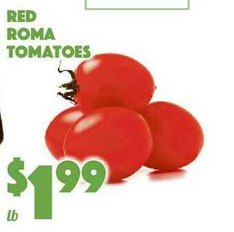 The Food Emporium Red Roma Tomatoes offer