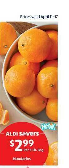 Aldi Mandarins offer