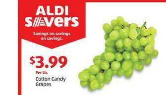 Aldi Cotton Candy Grapes offer