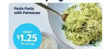 Aldi Pesto Pasta With Parmesan offer