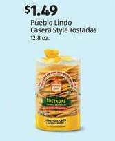 Aldi Pueblo Lindo Casera Style Tostadas offer