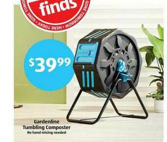Aldi Gardenline Tumbling Composter offer