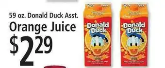 FoodFair Donald Duck Asst. Orange Juice offer