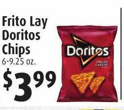 Gristedes Frito Lay Doritos Chips offer