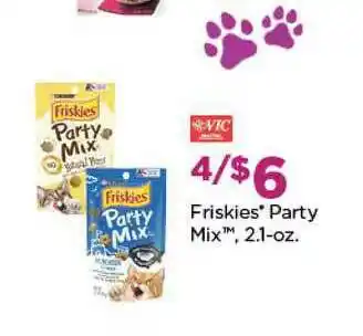 Harris Teeter Friskies Party Mix offer