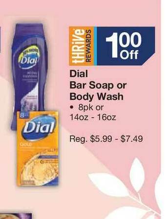 Kinney Drugs Dial Bar Soap Or Body Wash offer