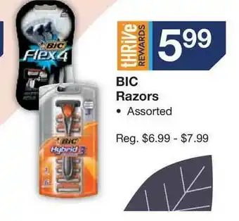 Kinney Drugs Bic Razors offer