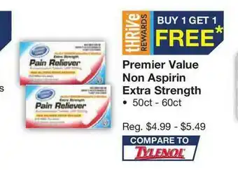 Kinney Drugs Premier Value Non Aspirin Extra Strength offer