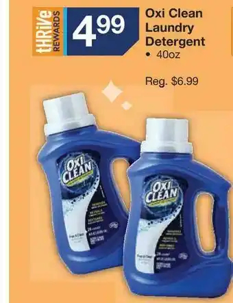 Kinney Drugs Oxi Clean Laundry Detergent offer