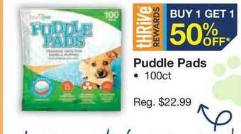 Kinney Drugs Puddle Pads offer