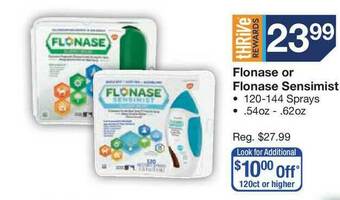 Kinney Drugs Flonase Or Flonase Sensimist offer