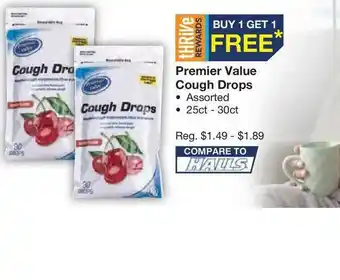 Kinney Drugs Premier Value Cough Drops offer
