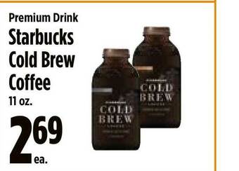 KTA Super Stores Premium Drink Starbucks Cold Brew Coffee offer