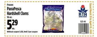 KTA Super Stores Panapesca Hardshell Clams offer