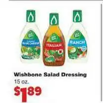 No Frills Supermarkets Wishbone Salad Dressing offer