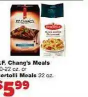 P.f. Chang's Meals Or Bertolli Meals